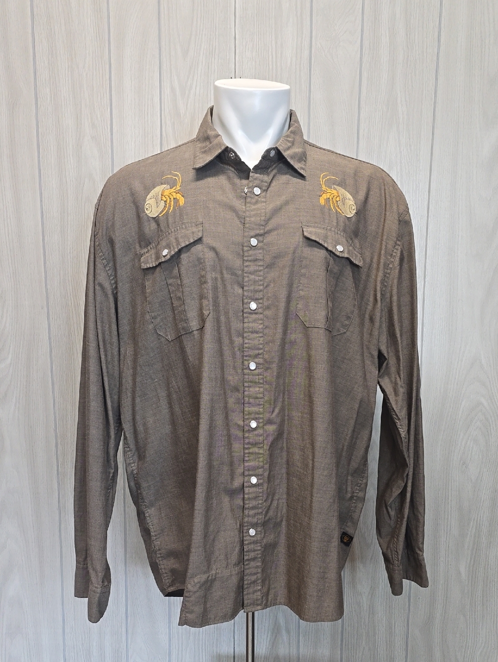 Howler Bros | Embroidered Long-Sleeve Western Shirt